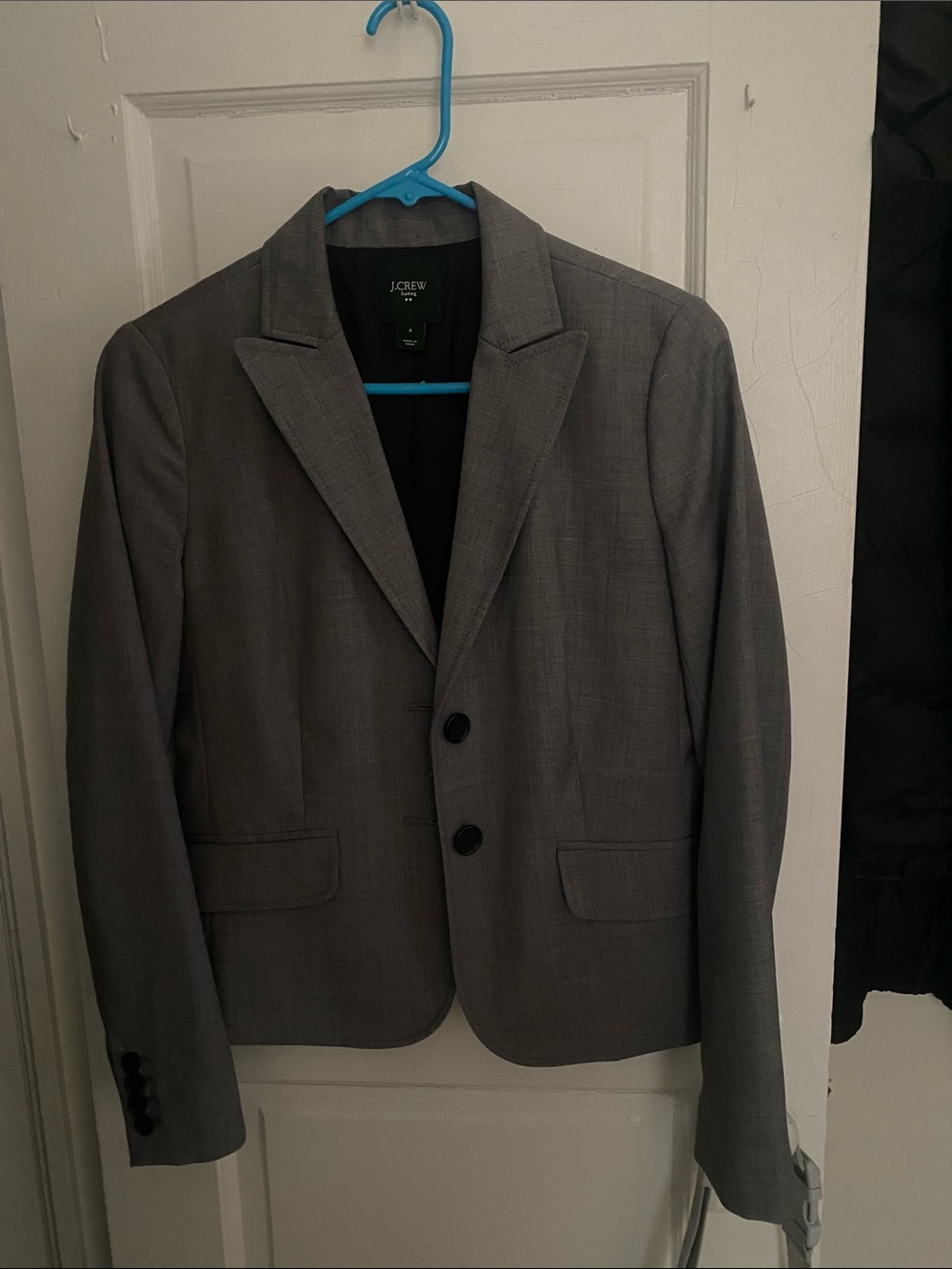 J. Crew Gray Women's Tailored Two-Button Blazer